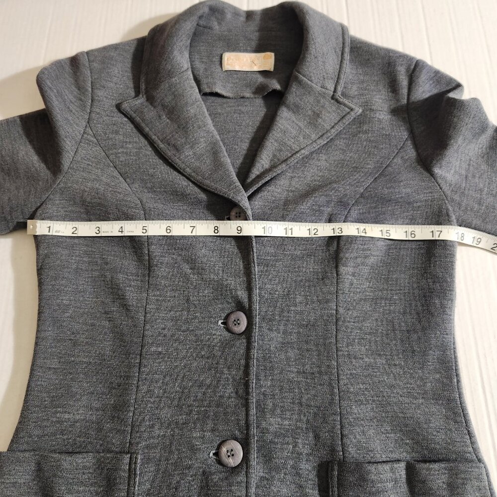 Pendleton Women's Size Medium Gray Three Button F… - image 13